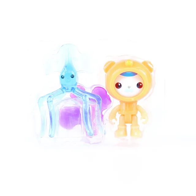 Octonauts 6 Different styles Barnacles Peso Kwazii Tweak Vegimal Gift box Anime Mini Action Figure Model Toys Christmas Gift no box
