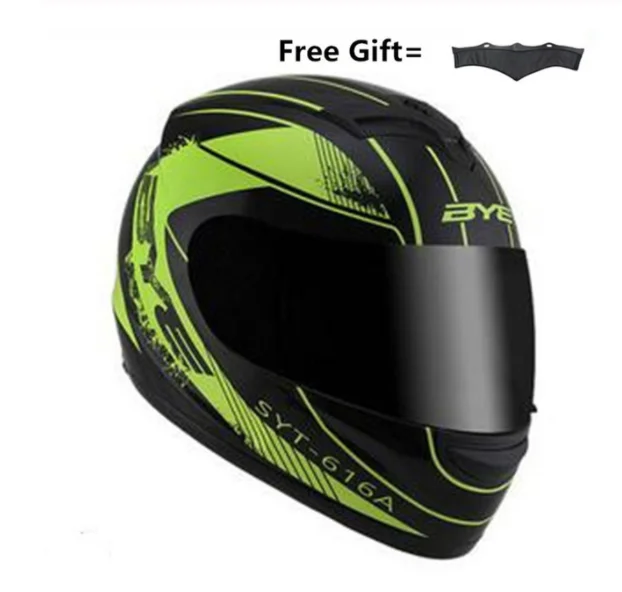 Casque Integral moto rcycle casques de course dot capacete de мото Мото ciclista para moto cross kask casco M L XL XXL noir коврик