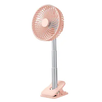 

Rechargeable Table Desk USB Fan Silent Mini Fan Electric USB Fans 3 In 1 With Double Blades For Home Office