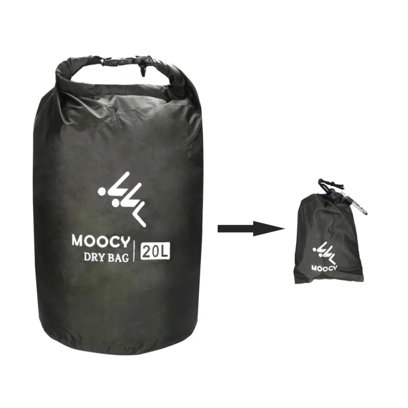 5L/20L/50L Ultralight Swimming Bag Quick Dry Outdoor Nylon Kayaking River Storage Drifting PVC Waterproof Rafting Drifting Bag 3