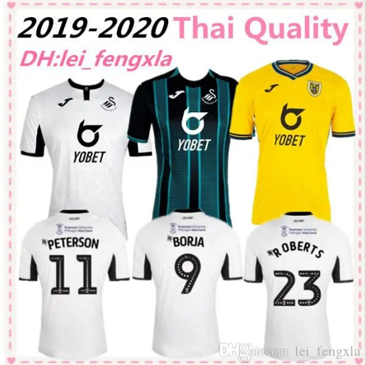 Футбольные Футболки Swansea City, 19, 20, серия BORJA PETERSON CELINA A AYEW