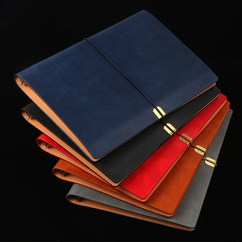 

Notebook Customizable A5 Elastic Band Business Office Top Grade Leaflet Laptop Book Logo
