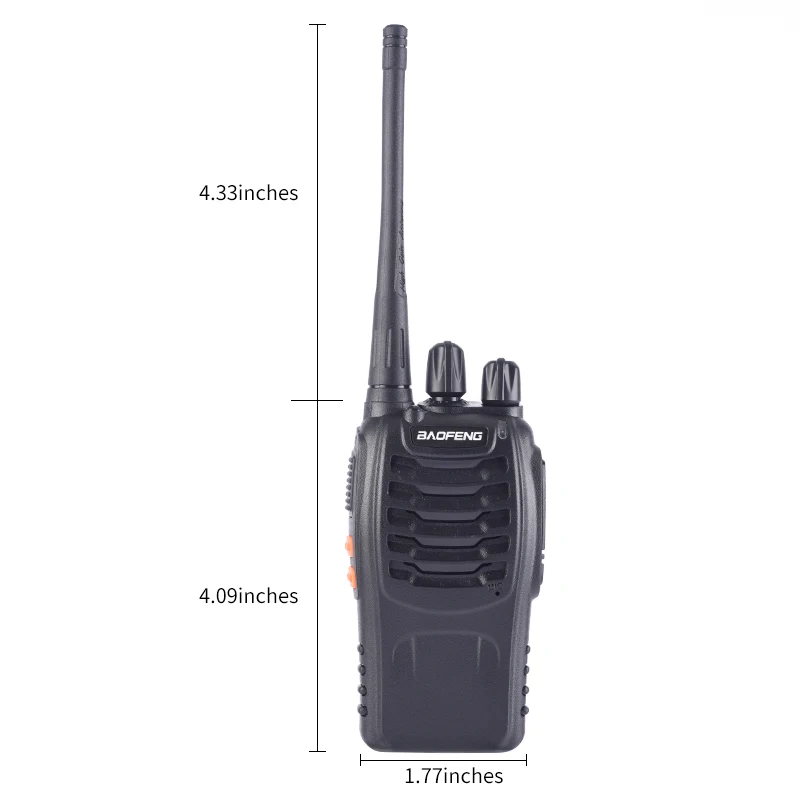 BAOFENG BF-888S рация UHF двухстороннее радио BAOFENG 888s UHF 400-470MHz 16CH портативный приемопередатчик с наушником
