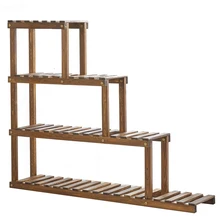 Многоэтажная комнатная деревянная качественная Балконная полка твердая гостиная посадочного типа мясистые окна маленький цветочный горшок рама