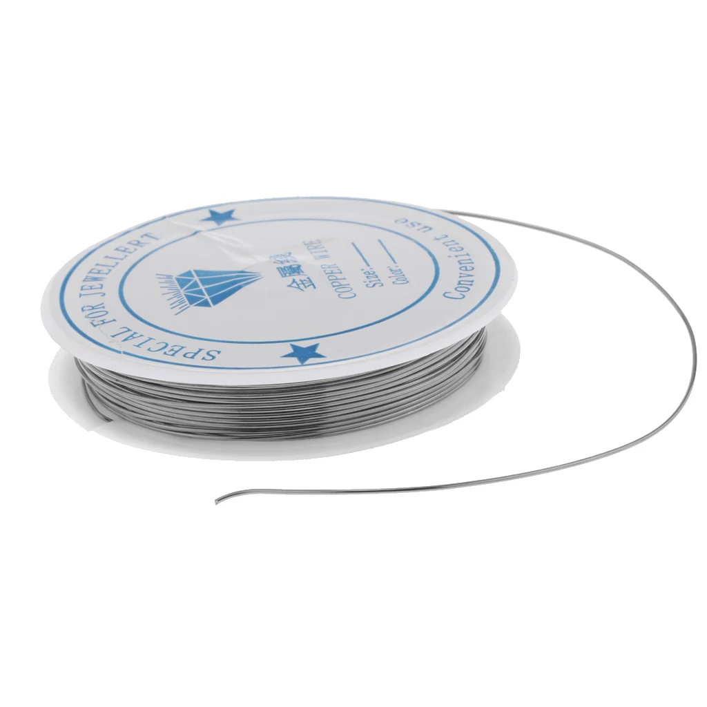 1 Roll Jewellery Craft Beading Wire Tiara Wrapping Memory Copper Metal Findings