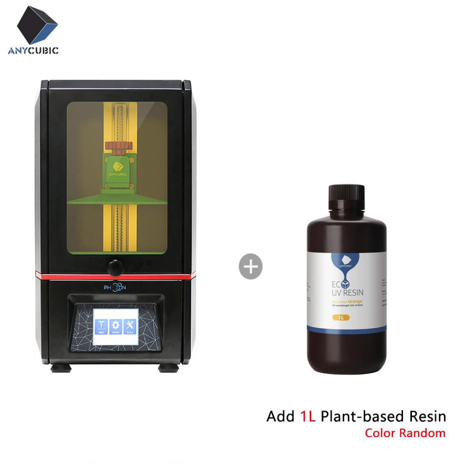 Photon -Add 1L ANYCUBIC Фотон растительный полимерный комплект 3d принтер УФ lcd 2K экран размера плюс Impresora 3d Drucker Impressora UV смола - Цвет: Photon -Add 1L