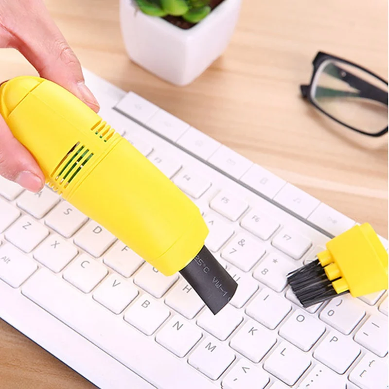 Мини-пылесос USB автомобильный интерьер вентиляционное отверстие щетка для чистки инструментов Комплект для ноутбука клавиатура пылесборник
