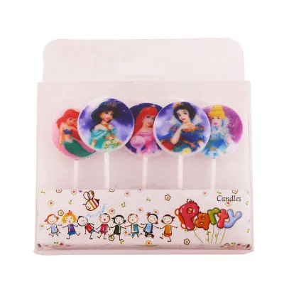 Birthday Cake Decoration Candle Party Supplies For Decorating Boys and Girls Smiley Theme First Birthday Party Decoration - Цвет: 1 box