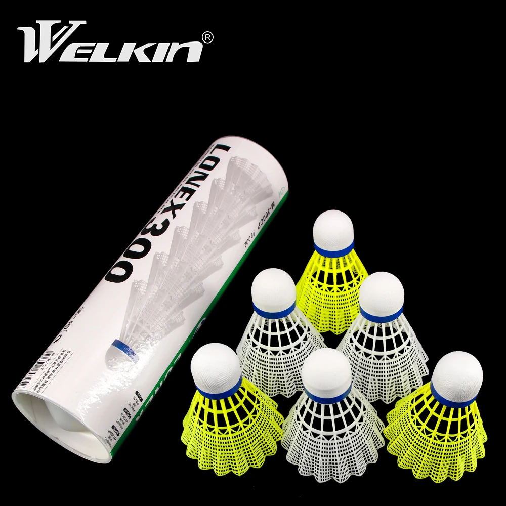 Balles de Badminton en Nylon, durables et légères, balle d'entraînement,  navette en plastique, tête en liège, Sports de plein air, accessoires 6  pièces | AliExpress