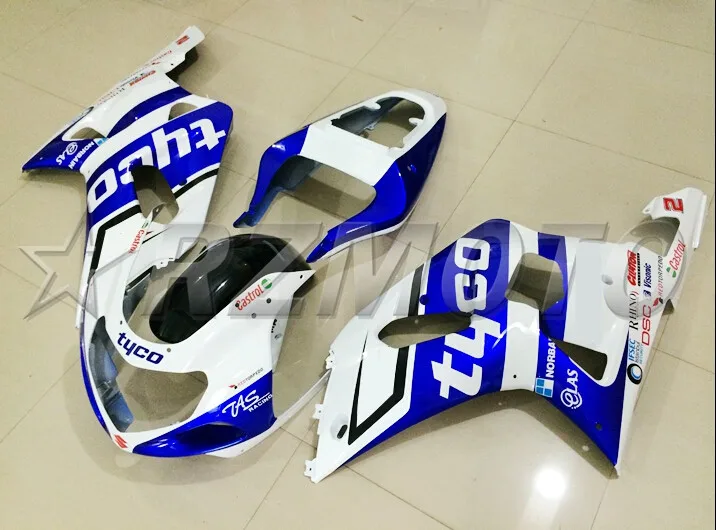 

New ABS Motorcycle Fairings kit Fit For Suzuki GSX-R600 GSX-R750 K1 2001 2002 2003 01 02 03 Body set Custom Tyco