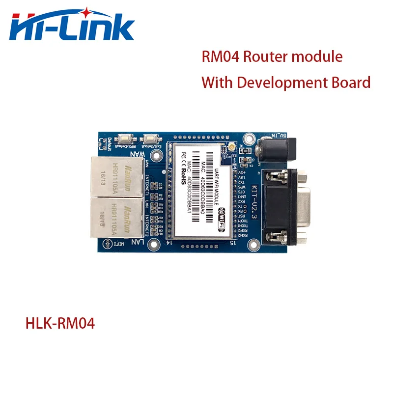Бесплатная доставка RT5350 Умный домашний модуль Wifi маршрутизатор HLK RM04 тестовый
