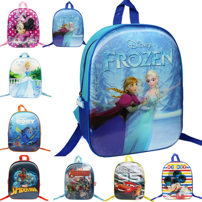 Детский рюкзак с героями мультфильмов миниатюрный школьный ранец принцессы для