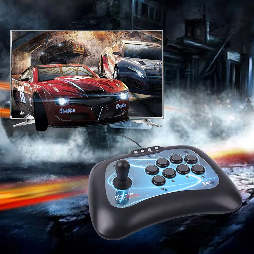 Cewaal NGP-302 USB проводной игровой контроллер для PS3 PC геймпад джойстики диск Бесплатная сетевая Битва