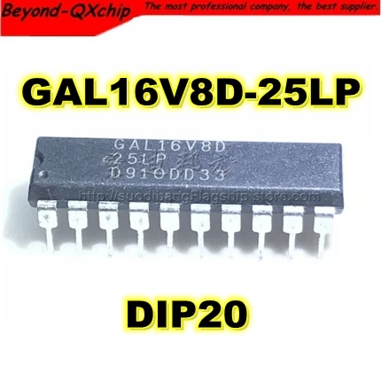 Бесплатная доставка 50 шт./лот GAL16V8D-25LP GAL16V8D DIP-20 | Электронные компоненты и