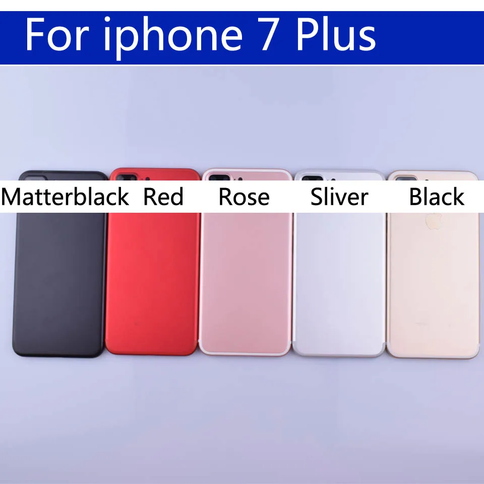 5," оригинальное качество для Apple iphone 7 Plus 7 P задний промежуточный корпус Аккумулятор для шасси Задняя панель для iphone 7 Plus