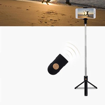 

2020 NEW Wireless Bluetooth Selfie Stick Extendable Handheld Monopod Mini Tripod With Remote Shutter palo selfie For Android