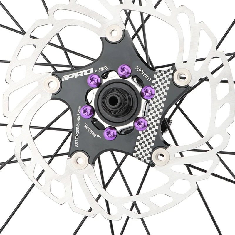 Kit 12 Bulloni Per Rotore Freno A Disco Bici - Acciaio Al Carbonio M5x9mm, Testa T25, Antislittamento, Per Mountain Bike