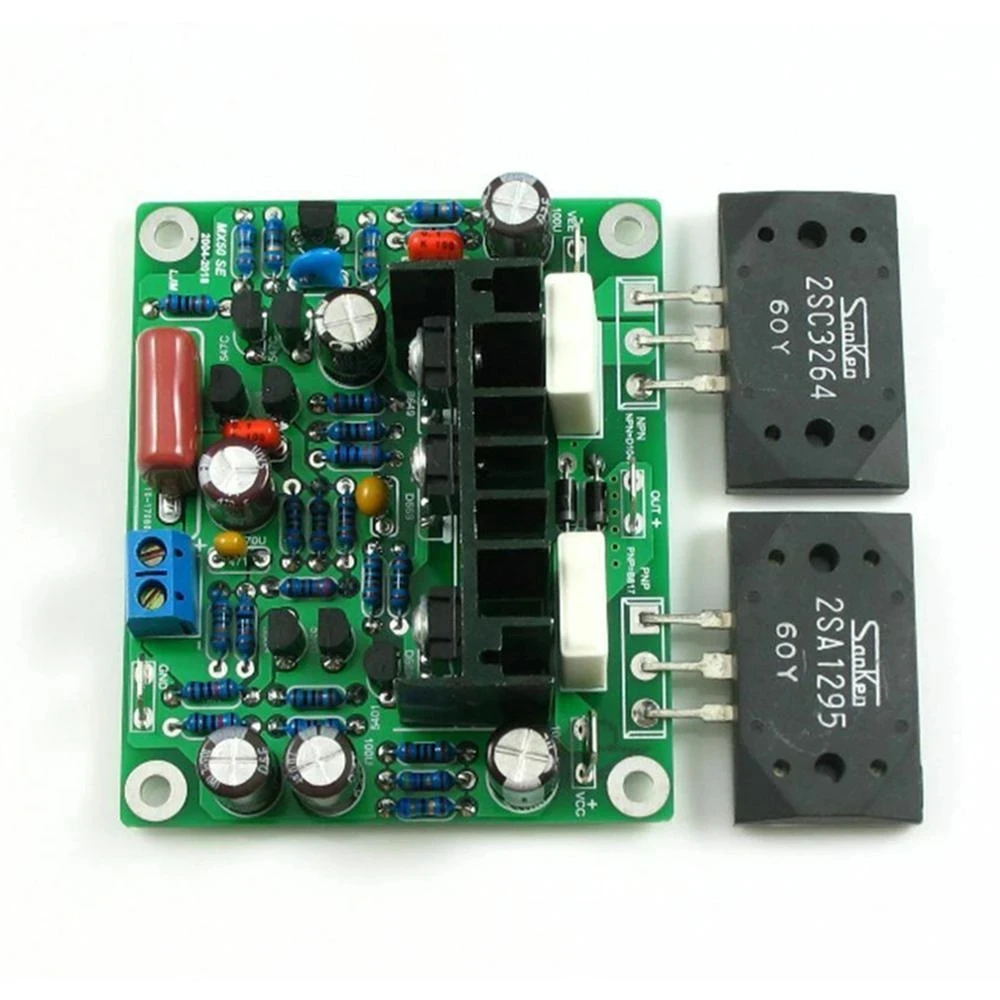 SANKEN 듀얼 앰프 보드, 조립 AMP, MX50 SE, 2SA1295, 2SC3264, 15W-100W
