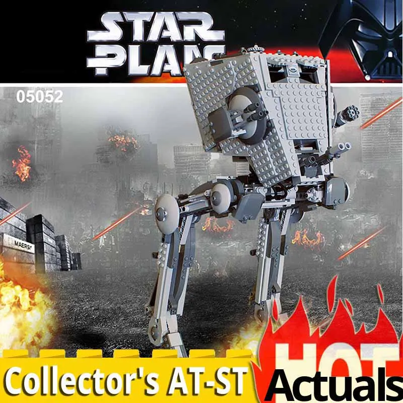 

A few 1136PCS Star Series 05052 The AT ST Robot Building Blocks Bricks compatible legoinglys wars 10174 Educational Toys for boy