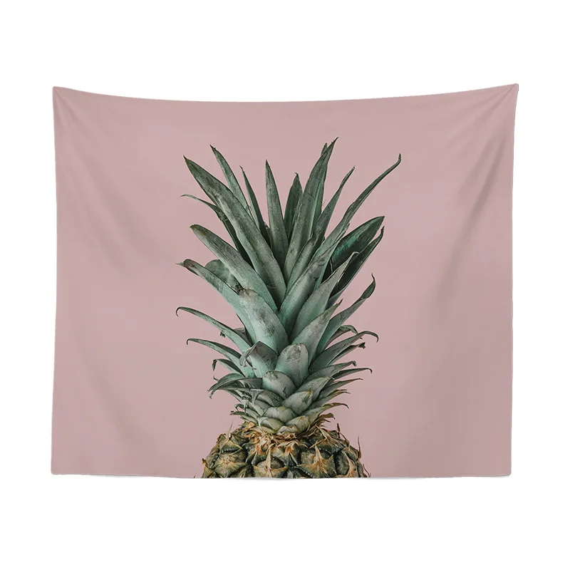 

Seductive Fruit Tapestry Pineapple Palm Living Room Decorative Wall Hanging Desert Geometry Outdoor Camping Travel Rest Blanket