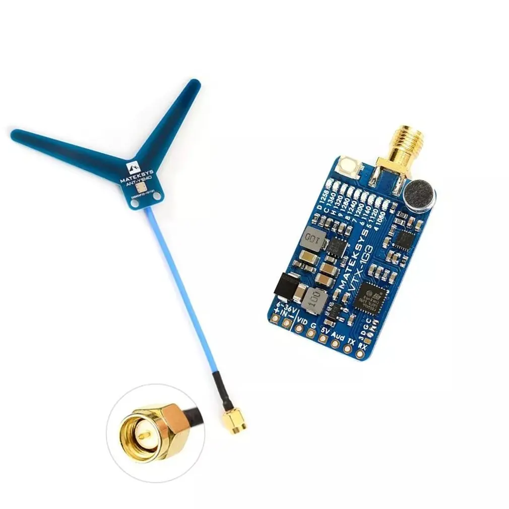 Matek System MATEKSYS VTX-1G3-9 1,2 ГГц 1,3 9CH международной сгиба листов INTL версия FPV видео передатчик для дрона с дистанционным управлением очки монитор