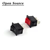 5pcs KCD1 Rocker Switch Push Button Mini Switch 6A-10A 250V KCD1-101 2Pin 3Pin Snap-in on/Off 21*15MM Black Red White ► Photo 3/6