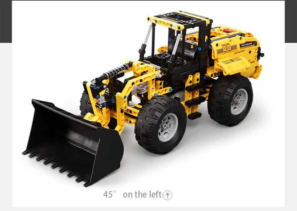 Blocos de Construção do Carro para a Técnica Brinquedos para Meninos Cada Roda Carregador Caminhão Controle Remoto Energia Tijolos 491 Pçs rc 14 blocos de construção do carro para a