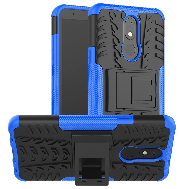 

For LG K30 2019 Case Silicone kickstand Shockproof Phone Case Cover For LG K30 2019 Case For K30 2019 Armor Back Cover Funda