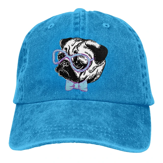 french blue fitted hat