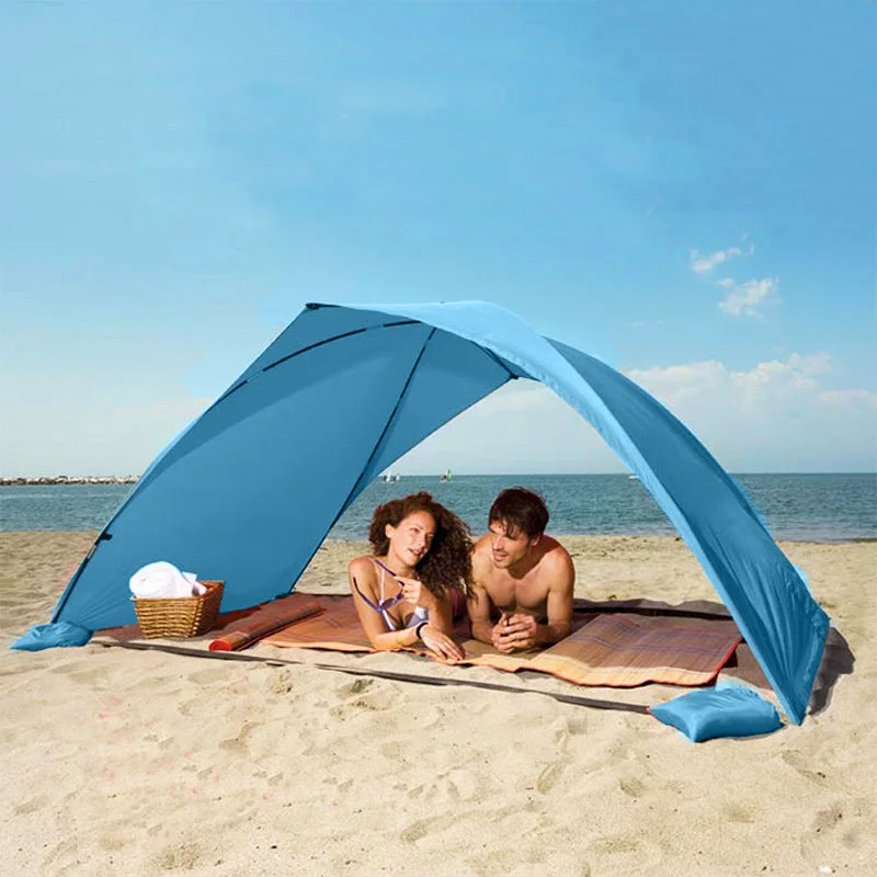Sun Shelter Tent For Beach Summer Outdoor UV Tarp Sun Shade Camping Fishing Awning Canopy