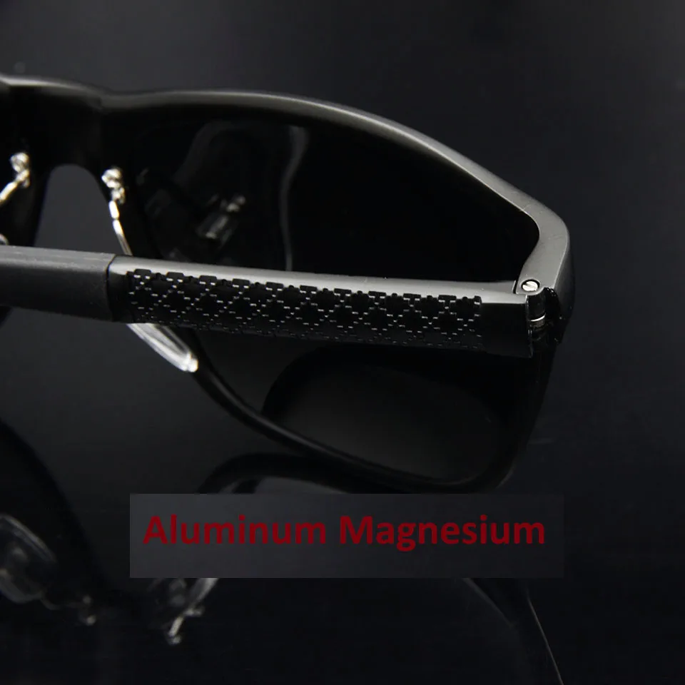 Фирменный дизайн магния солнцезащитные очки мужские Поляризованные вождения очки спортивные очки полный прямоугольник для мужчин/женщин Oculos Masculino