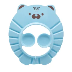 Baby Shower Cap Adjustable Hair Wash Hat for Newborn Infant Ear Protection Safe Children Kids Shampoo Shield Bath Head Cover