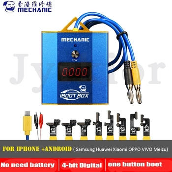 

MECHANIC iBoot Box DC Power Supply Test Cable With ON/OFF Switch For iPhone Samsung Huawei Xiaomi Motherboard Repair Boot Line