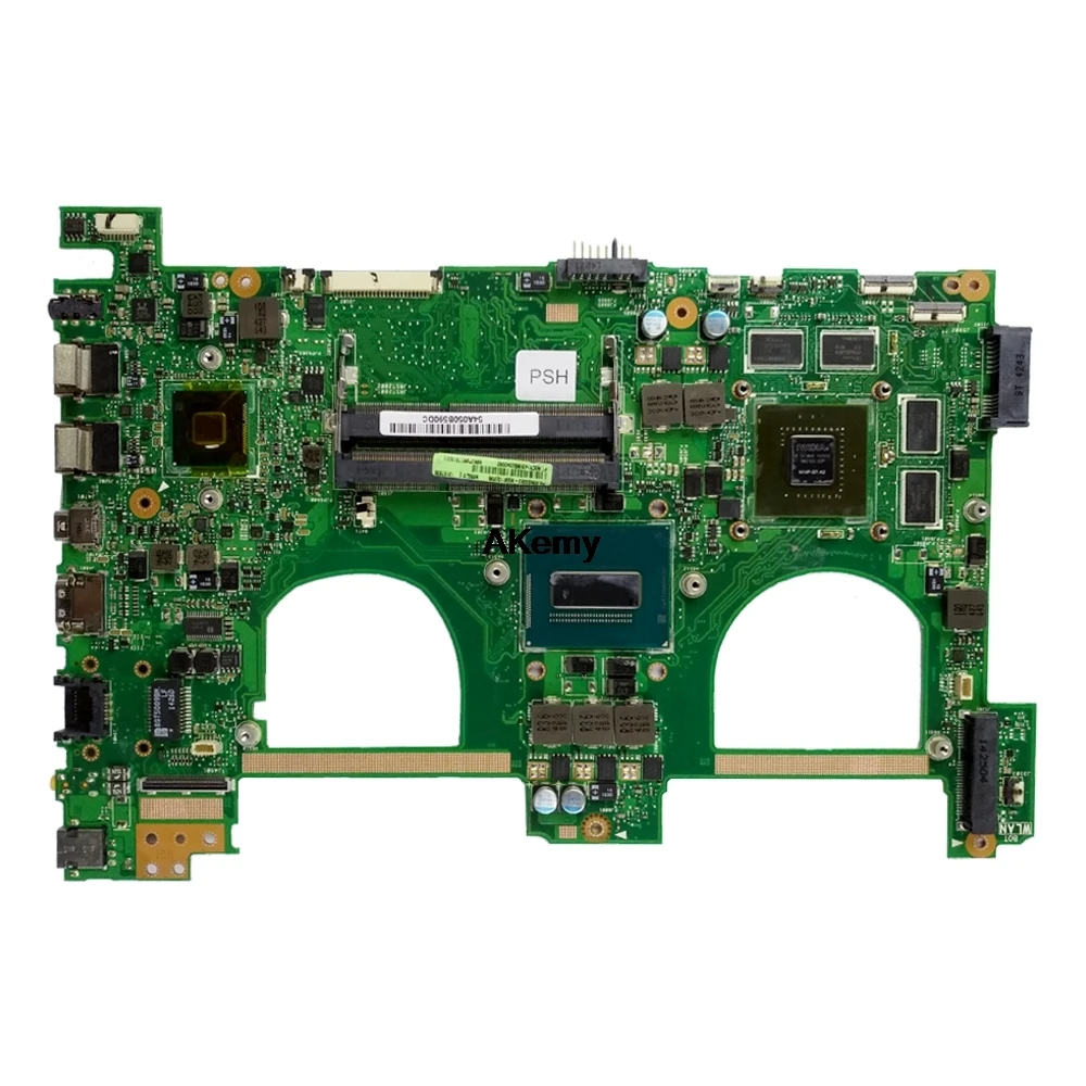 N550JK  Laptop Motherboard For Asus N550jv N550JK N550J N550JX I5-4200HQ GT850M GPU Mainboard 100% test ok