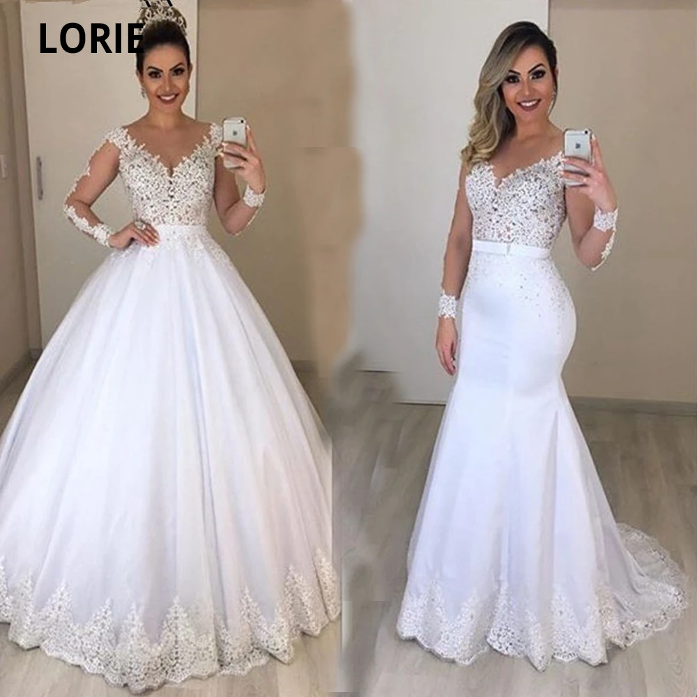 2 in 1 wedding dress Clearance