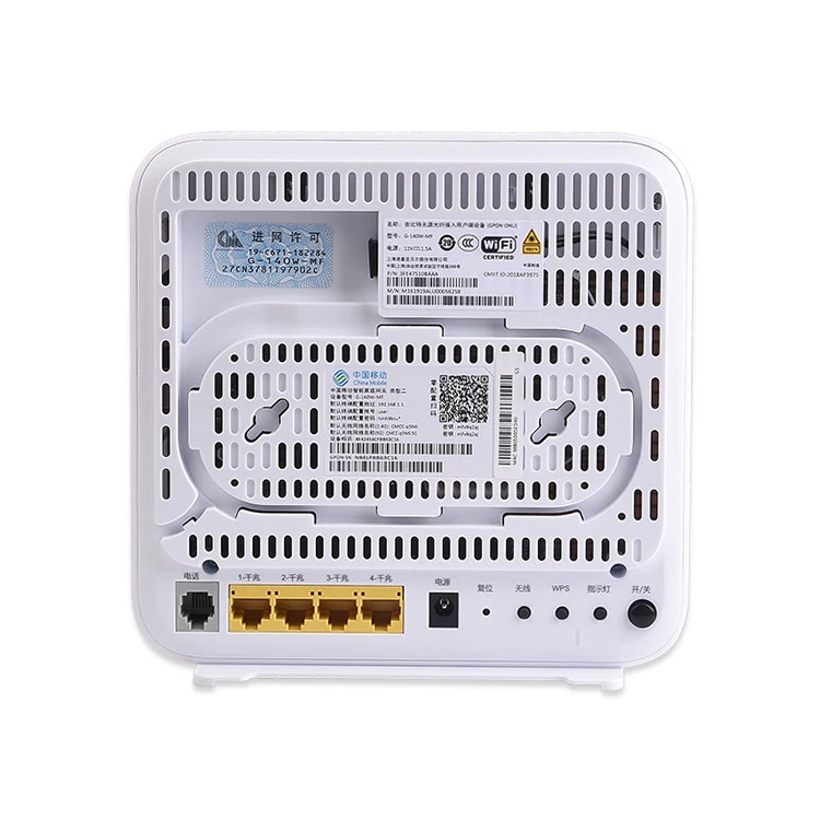 50 шт. Alcatel Lucent Gpon G-140W-MF ONU 4GE+ 1VOICE+ 2USB+ wifi 2,4G и 5G FTTH gpon ont Router Mode английская прошивка