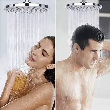 

Shower Head 8 Inch Ultra-Thin Design Pressure Boosting Rainfall Shower Head 63HF