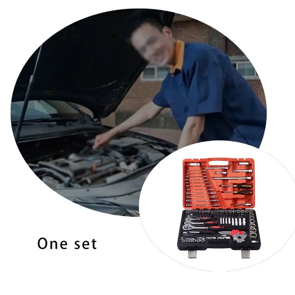 £34.41 121pcs Socket Set Universal Car Repair Tool Ratchet Set Torque