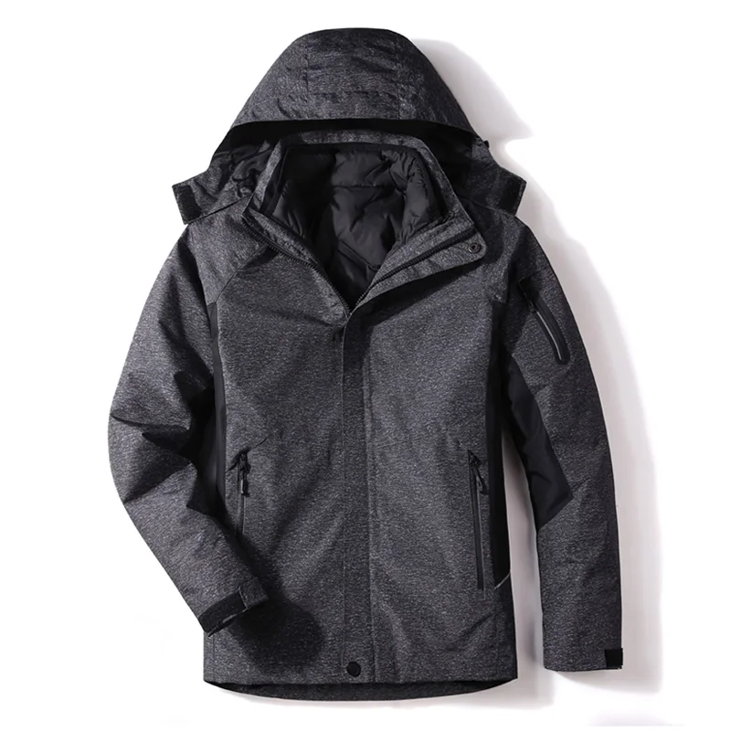 Micai dark gray Женская водонепроницаемая горнолыжная куртка для пеших прогулок, теплая, плюс размер, хлопок, лыжная одежда, уличная Сноубордическая куртка, ветрозащитное зимнее пальто, бренд - Цвет: Micai dark gray