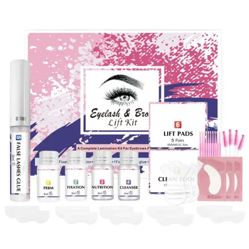 

2-In-1 Professional Lift For Trendy Fuller Brow Look And Curled Lasher Eyebrow Lift & Eyebrow Curling Kit Eyebrow And Lash Kit