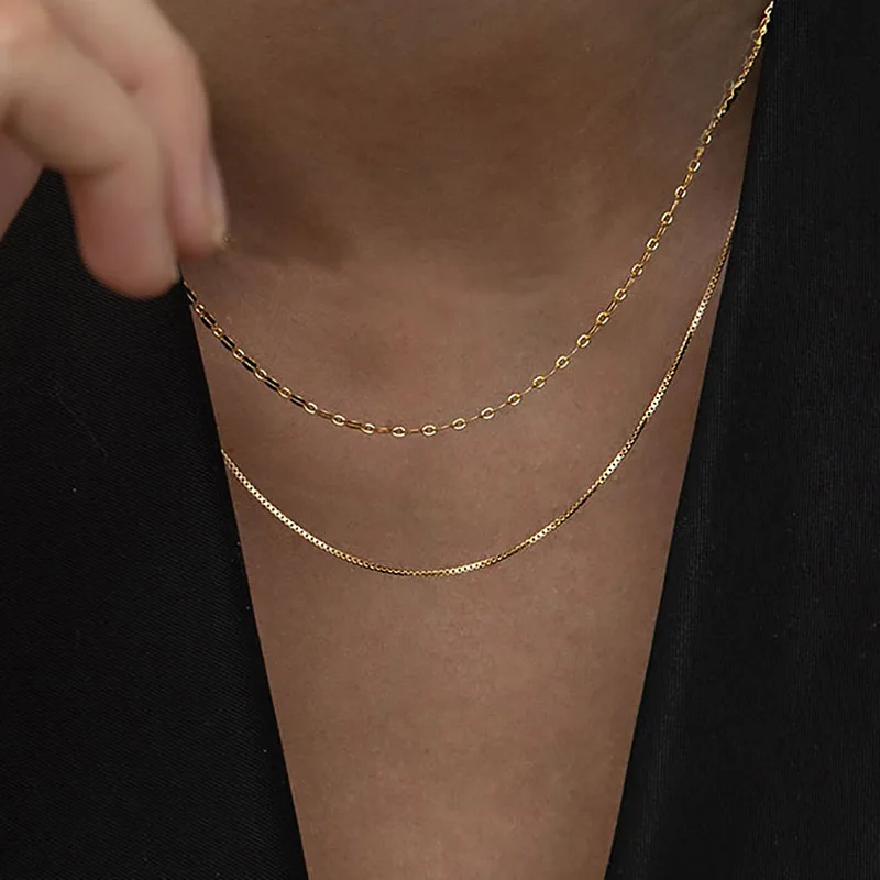 Крест O Цепь &amp коробка форме плетённого кольца для женщин из нержавеющей стали