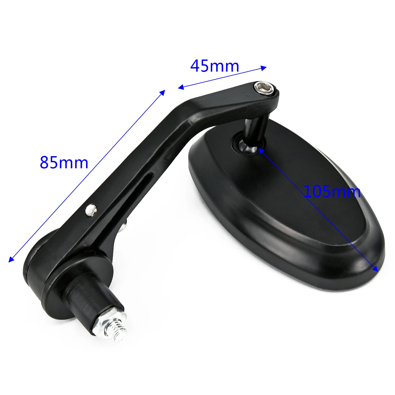 Комплект заднего вида для мотоцикла с правой/левой регулируемой ручкой 7/8 &quot
