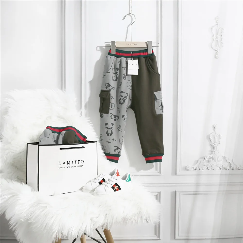 Tonytaobaby/новые зимние спортивные короткие плюшевые штаны унисекс для мальчиков и девочек, подходящие по цвету; штаны для малышей