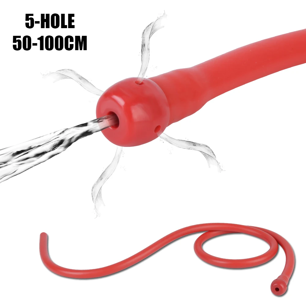 Tuyau de lavage Anal pour femmes et hommes, 50/100cm, Plug Anal, nettoyeur d'anus, lavement médical, tuyau de Douche, jouets sexuels pour adultes_voghion.com