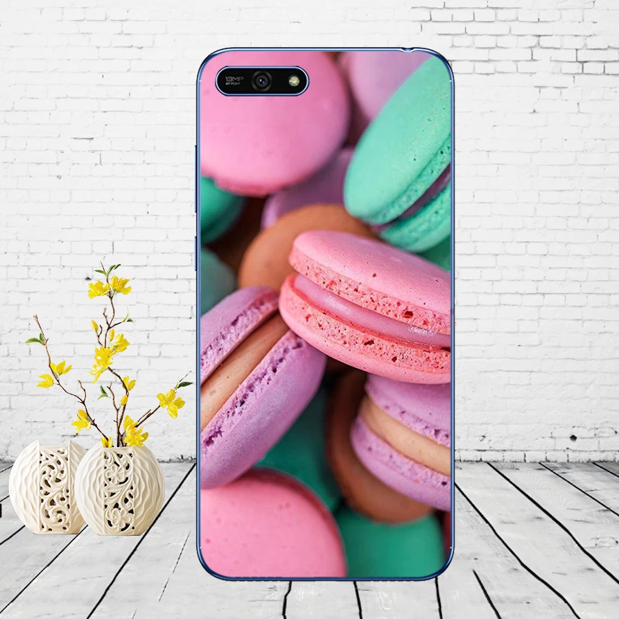 Для huawei Honor 7A 5," дюймов Мягкий Силиконовый ТПУ для телефона задняя крышка 360 Защитный чехол для huawei Honor7A чехол - Цвет: F35