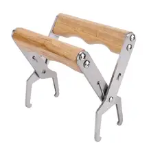 Деревянная ручка гнезда коробка джиг рамка с держателем подъемник Улей из нержавеющей стали инструмент пчеловода гнезда коробка джиг улей Рамка клип