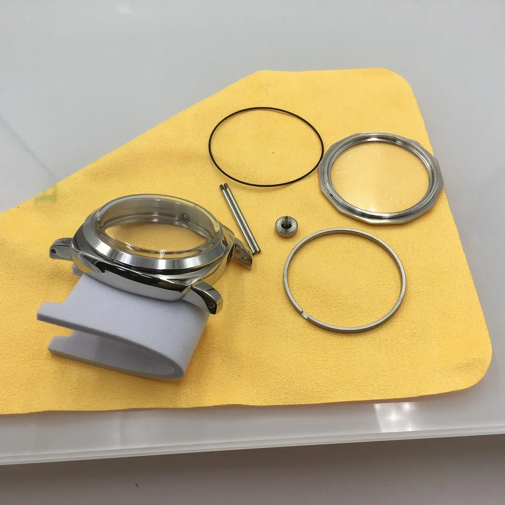 

47mm 1950 Watch Cases Fit ETA 6497/6498 ST3600 ST3620 917,918 PAM Stainless Steel 316L Polishing Watch Cases