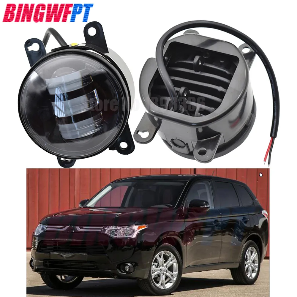 

2pcs/pair Fog Lamp Assembly Super Bright LED Fog Lights For Mitsubishi Colt CZC Convertible (RG) 2006-2009 For Outlander 3 2013