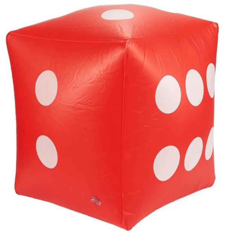 red 30 см Обучающие инструменты 30x30 см надувные пинцеты Jumbo большие надувные кости в горошек диагональные гигантские игрушки вечерние воздушные - Цвет: red