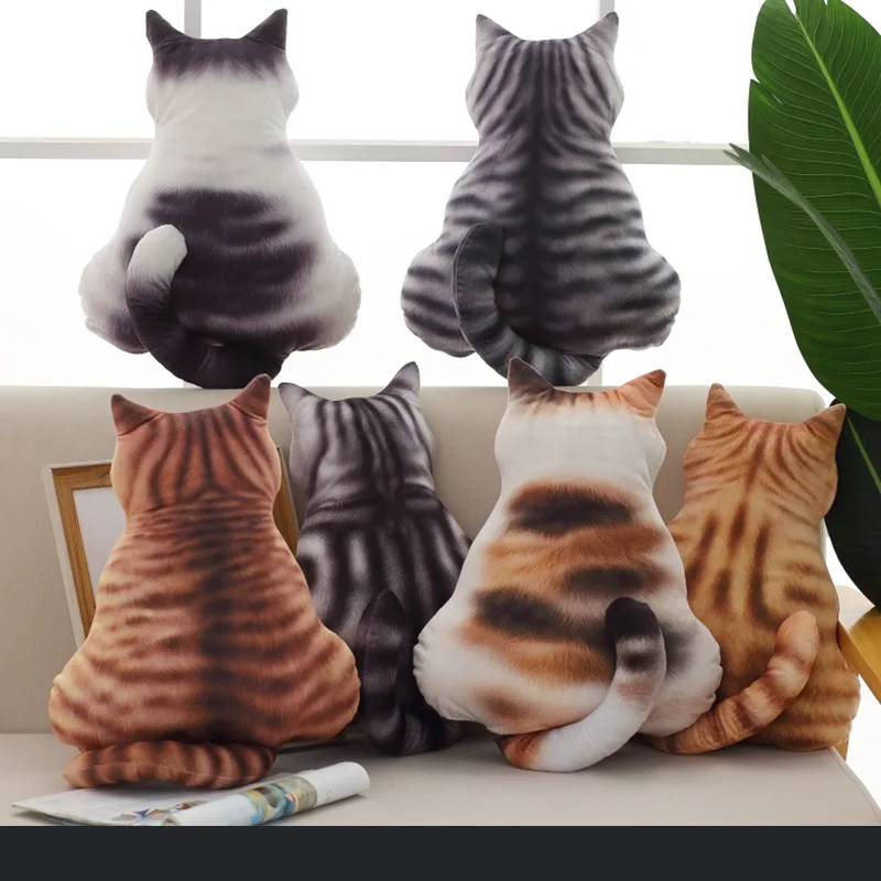 

Creative Back View Cat Plush Cat Cute Cat Plush toy doll back view cat stuffed doll animal plush pillow doll gift For Girl